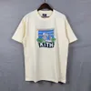 メンズTシャツKith TシャツメンズデザイナーTシャツティーワークアウトシャツメン用特大のTシャツTシャツ100％コットンキスTシャツヴィンテージショートスリーブUSサイズ