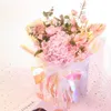 Arcobaleno Clear Cellophane Film Flour Wapping Paper Iridescent Fai -da -te Regalo Gift Bouquet Waterproof Wrapping Origami Tissue Paper 240122