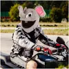 Casques de moto Casque Er Elephant Soft P Moto pour FL Face Protection extérieure Funny Drop Livraison Automobiles Motos Acce Otdv4