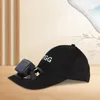 Breda randhattar solvisir med fläkt justerbar elastisk spänne hatt inbyggd