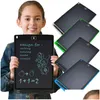 Grafiktabletts Stifte LCD-Schreibtablett 8,5 Zoll Elektronisches Ding Iti Colorf Sn Handschriftblöcke Pad Memoboards für Kinder Adt Drop Del Ot9MF