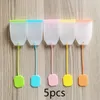 5pcs Silicone Tea Strainer Multiple Colour Herbal Spice Infuser Filter Diffuser Creative Tea Coffee Tools Kichen Accessories 240119