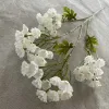 Flores artificiais decorações para casa flores falsas com haste longa para flores decorativas de casamento em casa 0206