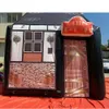 wholesale New arrival 6x6x4mH (20x20x13.2ft) inflatable pub with chimney,movable house tent inflatables party bar for outdoor entertainment