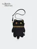 Porte-chat Gaia Anderson en peluche, sac en toile, cadeau d'anniversaire pour fille, Simulation de fourrure, accessoires d'emballage