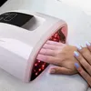 Batteridriven laddningsbar nagellampa med spegelbotten Cordless Gel Polish Dryer UV Light For Nails Wireless Nail UV LED Lamp 240127