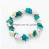 Bracelets de charme Cristal Naturel Irregar Gravier Bracelet Couleurs Bonbons Pour Femmes Bijoux Livraison Directe Dhuem