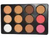 12 Colors Matte Face Repair Powder Blusher Eyeshadow Setting Contour Highlight Makeup Palette 240202