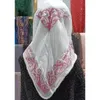 Scarves Woman Rhinestone Embroidery Lace Headscarf For Ladies Travel Breathable Shawl Wedding Cathedral Pray