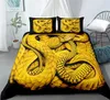 Conjuntos de cama 3D Snake Style Print Set para quarto Soft King Size Duvet Cover Colchas Comefortable Quilt com Fronha Crianças Adulto