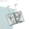 Pendientes colgantes Anime Jujutsu Kaisen Itadori Yuji colgante acrílico Nuo de doble cara moda japonesa accesorios de regalo de joyería para niños