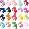 Acessórios de cabelo CN 4.5 polegadas Bow Hairband Fita Coberta com Boutique Gorgorão Meninas Moda Headband Hairbands Atacado