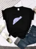 Женские футболки Женская футболка Бегемот, спящий на математических задачах, рубашка с принтом, женский свободный топ с круглым вырезом, тонкий женский топ Kawaii Animal