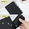 6PCS A7 Divider Notatnik Markery notebookowe dzielniki Odłączane tabinę BINDER Kolorowe klipy