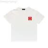 Projektant 24SS Amris T Shirt Chao marka przednie i tylne litery nadrukowane swobodne hip-hop High Street Okrągła szyja Krótkie rękawowe T-shirt