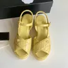 Женщины Crystal Sandal 24 Show Style Толстая подошва водонепроницаем