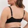 Bras For Womens Lingerie Big Full Coverage Bra Lace Sheer Underwear Sexy Brassiere BH Top Plus Size E F G H I J Cup 240201