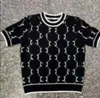 2022GG femmes tricots t-shirts Morandi haute qualité Designer tricot t-shirt mode SUPRE manches courtes pull décontracté hauts