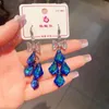 Dangle Earrings Design Shiny Crystal For Women Graceful Multi Color Sequins Drop Wedding Party Jewelry