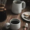 Muggar designer rolig keramik mugg och tallrik vintage heminredning personlig kaffete vatten mjölk koppar kök bordsartiklar kreativa gåvor