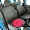 Cubiertas de asiento de automóvil Ers Homoyoyo Cojín giratorio Almohadillas de almohada Silla redonda Vehículo Donut Entrega de entrega Automóviles Motocicletas Acceso interior Oticy