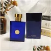 Parfum par encens Eros Flame 100 ml bleu vaporisateur longue durée Cologne pour hommes livraison rapide goutte santé beauté déodorant Otrzc