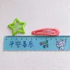 Acessórios de cabelo bonito menina hairpins simples coreia estilo cor estrela centro geometria base clipes para moda crianças