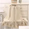 Blankets Swaddling Double Layer Cotton Material Blanket Soft And Comfortable Baby Bath Towel Casual Skin Friendly Drop Delivery Kids M Otqfj