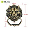 UNILOCKS Antique Lion heurtoir de porte tête de lion heurtoirs Lions décor à la maison y compris les vis de CAINIAO 240130