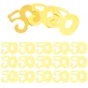 Décoration de fête 1200 pièces anniversaire confettis numéro de décor de table pour les décorations de mariage