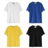 Summer New Men's T-shirts Męskie damskie krótkie rękawy swobodny projektanci Wysokiej jakości czysta bawełniana marka T-shirt polo ręcznik Jacquard