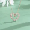 Bijoux de créateur Swarovskis adoptant le Style d'élément cristal nouveau collier d'amour de cygne chaîne haut de gamme diffusion en direct