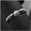 Bedelarmbanden yinyang armband wae combinatie paar bangle manchet vriendschap minnaar mode sieraden wil en zandige drop levering dhpof