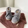 Winter Baby Boots Warm Plush Rubber Sole Toddler Kids Cotton Shoes Infant Boots Fashion Toddler Boys Girls Boots 240129