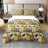 Boho asteca conjunto de cama completa rainha rei tamanho para adolescentes adultos homens mulheres colcha com 2 fronhas decoração do quarto 3 peça 240131