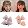 Hair Accessories Sweet Clip Glitter Bowknot Shape Duckbill Hairpin Lace For Ponytail Bangs Hairpins Teenagers Children
