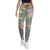 Pantalon pour femme Tropical Flamingo Baggy Femme Géométrique Imprimé Floral Pantalon de survêtement Motif d'automne Mode coréenne Pantalon grande taille Idée cadeau