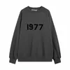 ess Crewneck pullover men's designer Loose casual long sleeves pure cotton High street fashion men and women couples of the same size s to 4xl