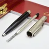 MOM CT D Series Luxury Point Pens Metallic Stripe with Baozhu On Top Writing Highted Sentalery Highlualy Supplies 240124