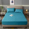 Housse de matelas imperméable, rembourrage épais, tissu confortable, couvre-lit, linge de lit, ensemble de draps, protège-matelas pour la maison 240129