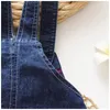 IENENS Niños Bebé Jumper Niños Niñas Peto Ropa Pantalones Pantalones cortos de mezclilla Jeans Monos para niños pequeños Monos Pantalones 240118