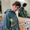 Erkek Hoodie Sweatshirt 2024 Tasarımcı Moda Erkek ve Kadın Sweatshirt Yıldız Köpük Baskı Hoodie Sweater Sweater Hoodie