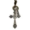 Pendanthalsband Floral Jesus Cross Halsband Retro Letter ID Ring Charm justerbar kedja läder för kvinnor män mode smycken gåva dhjpb