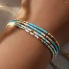 Link Bracelets Go2boho Multi Color Dainty Four-Layer Series 2024 Trendy Handmade Jewelry Hawaii BOHO Fashion Beaded Gifts For Her