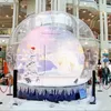 Großhandel Christamas aufblasbare Schneekugel 3M (10 Fuß) DIA Schöne aufblasbare Bubble Globe für Werbefotostand im Freien klar