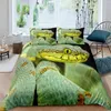 Conjuntos de cama 3D Snake Style Print Set para quarto Soft King Size Duvet Cover Colchas Comefortable Quilt com Fronha Crianças Adulto