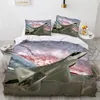 Bedding Sets Airplane Duvet Cover King Queen Size Microfiber Flying Plane Set Aircraft Sky Print Comforter For Kids Boys Girls