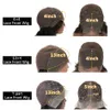 Głębokie kręcone ludzkie włosy koronkowe z przodu peruka bob 134 Brazylijskie peruki 44 Zamknięcie dla czarnych kobiet 240127