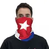 Berretti Cuba Bandiera nazionale cubana Bandana Ghetta per il collo Sciarpa avvolgente stampata Maschera multiuso da corsa per uomo donna adulto traspirante