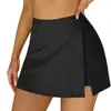 Stadiumkleding Zwemrokken Vrouwen Split Badpak Rok Ingebouwde shorts Hoge taille Badpak Meisjes Sexy zomerstrandoutfits